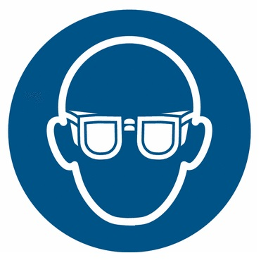 Obligation de mettre des lunettes de protection